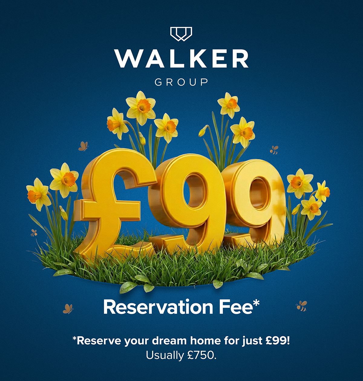 J006626 Walker £99 Reservation Fee Spring Mailer